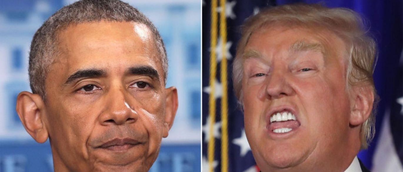 Barack Obama x Donald trump