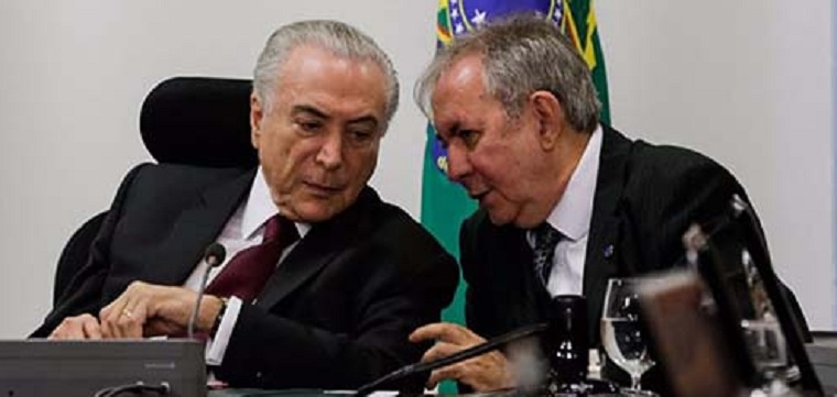 Michel Temer com João Henrique Sousa
