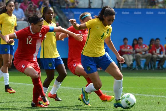 A seleção feminina de futebol recebeu recursos do governo federal