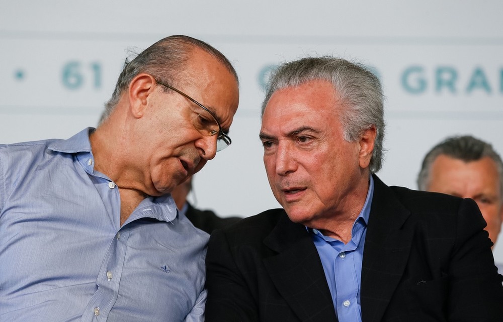 Ministro Eliseu Padilha com o presidente Michel Temer