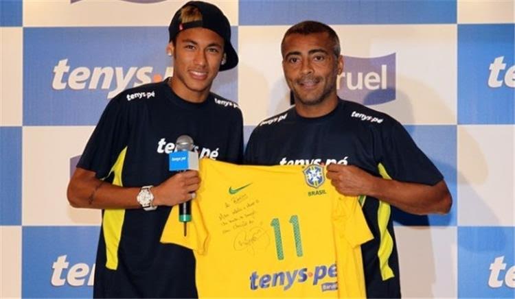 Neymar e Romário