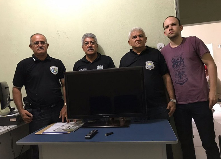 Polícia Civil do Piauí recupera TV furtada