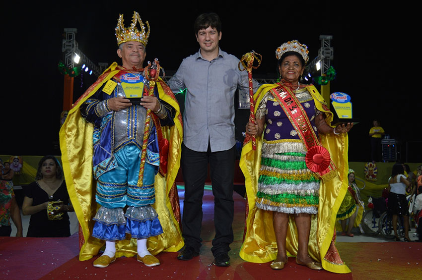 Rei e Rainha do canaval de Teresina 2017 com Samuel Silveira