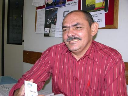 Pedro Costa, na sede da revista De Repente