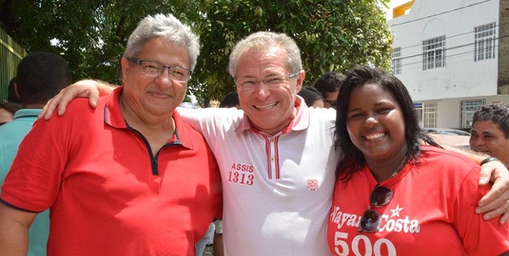 Gilberto Paixão, Assis Carvalho e Nayara Costa