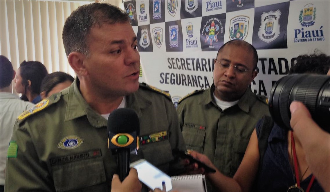 Comandante da Polícia Militar do Piauí, coronel Carlos Augusto