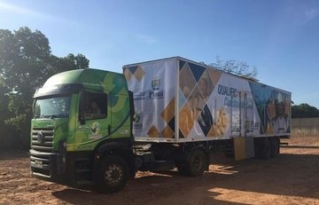 O programa é itinerante e possui quatro caminhões que circulam todo o Piauí