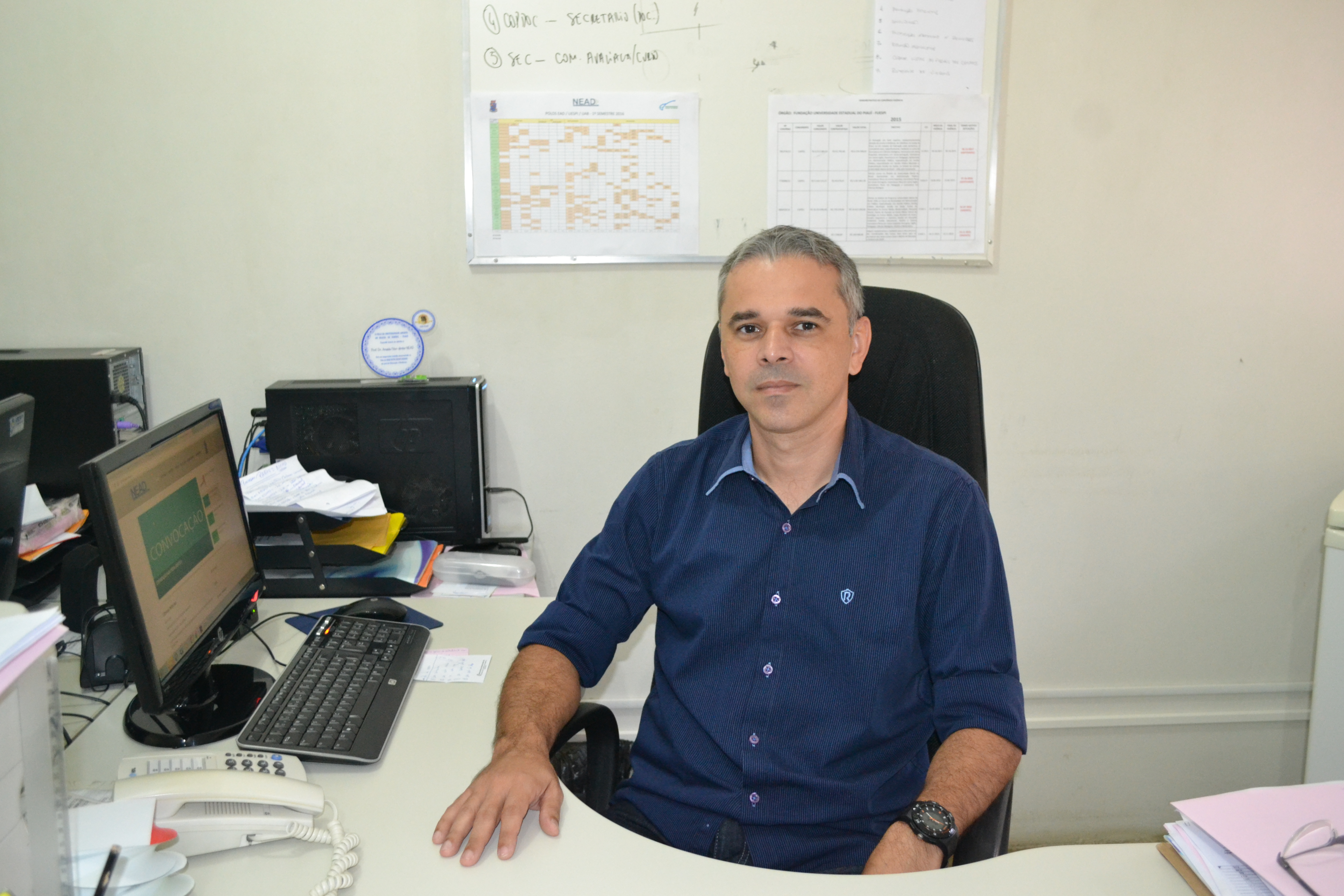 Diretor geral do NEAD/UESPI, Arnaldo Brito.
