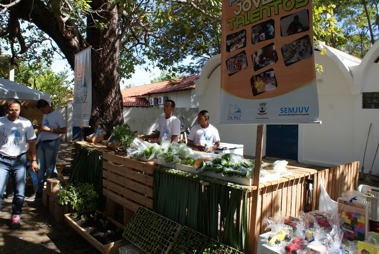 Fazenda da Paz também levou seus produtos para exposição na Feira do Turismo Rural