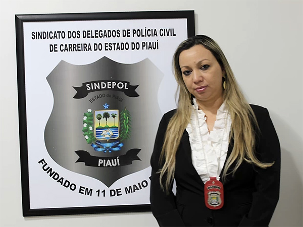 Presidente do Sindpol, Andrea Magalhães
