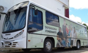 Ônibus da Defensoria Itinerante
