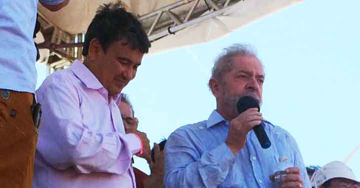 Wellington Dias com Lula em Marcolândia, no Sul do Piauí