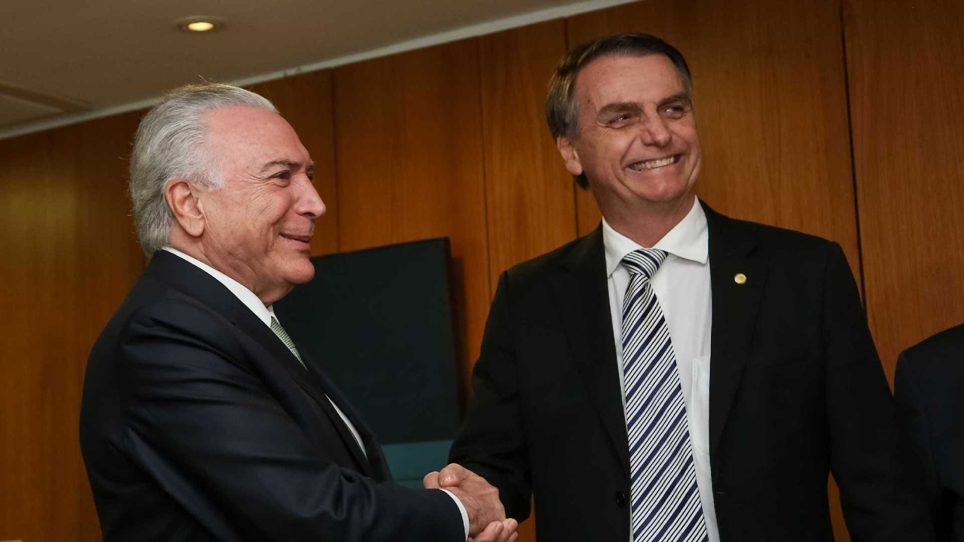 Temer e Bolsonaro