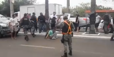 Perseguição policial termina em dois presos e acidente na avenida Maranhão