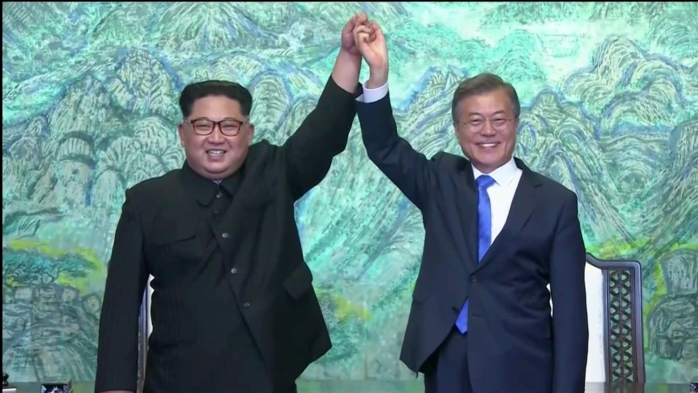 Líderes das Coreias do Norte e do Sul