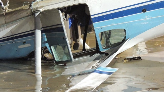 Avião que caiu no mar em Fortaleza saiu do Piauí