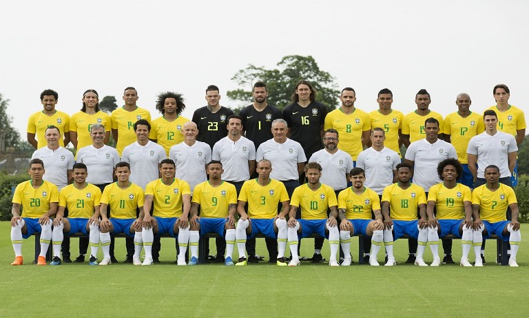 Foto oficial da seleção brasileira copa 2018
