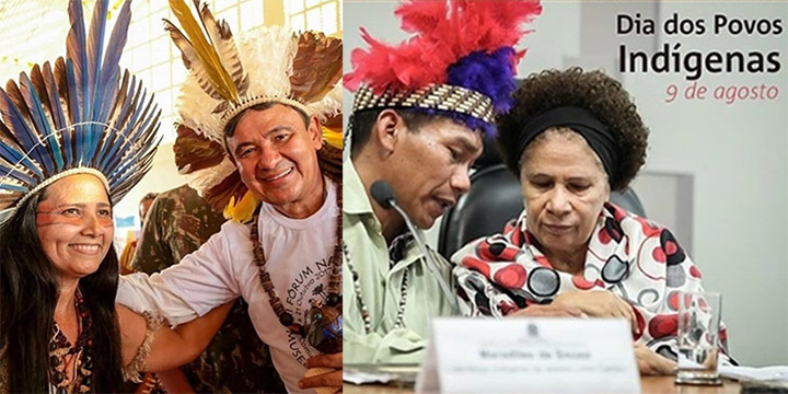 Wellington Dias e Regina Sousa homenageiam os povos indígenas