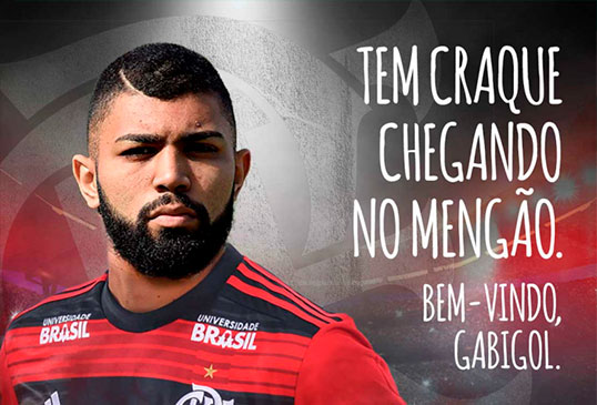 Agora é oficial: Gabigol no Flamengo