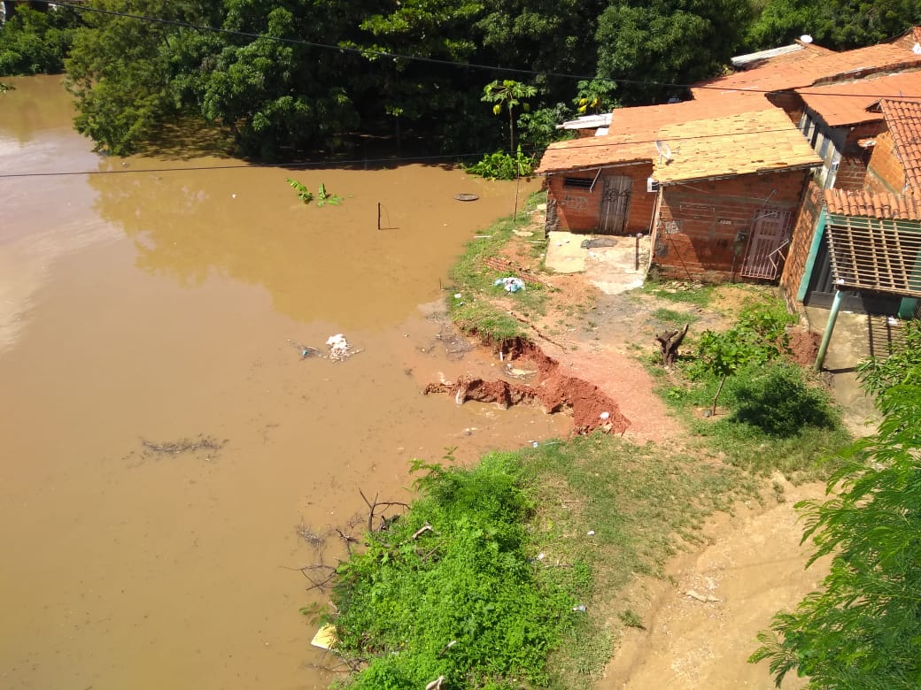 As casas das margens do Rio Poti estão ameaçadas