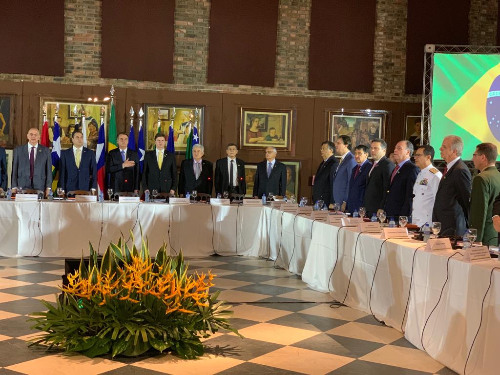 Reunião de governadores com Bolsonaro em Recife (PE)em Brasília