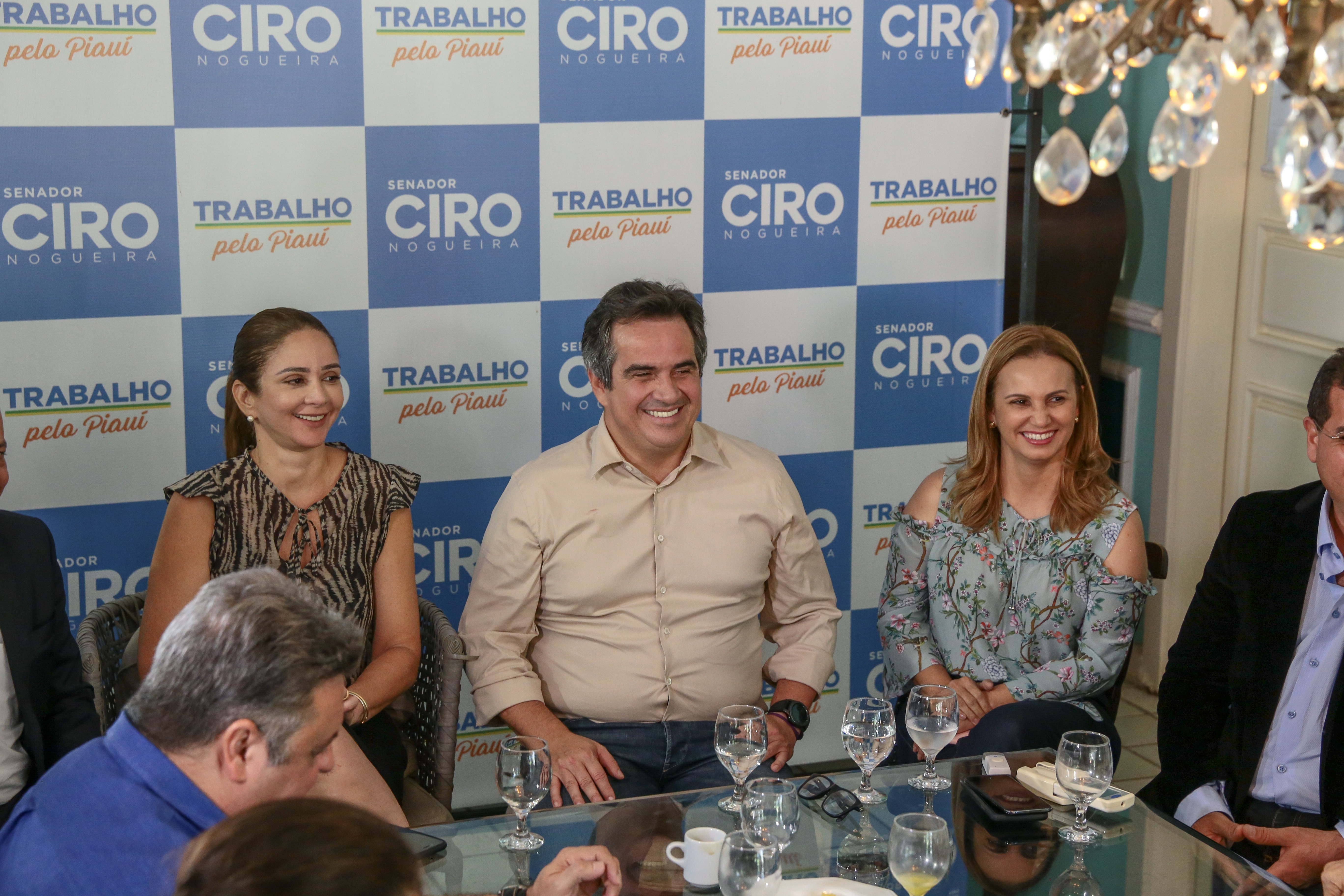 Senador Ciro Nogueira com lideranças do Progressistas