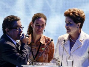 João Santana com Dilma Rousseff