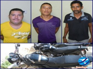 Acusados e as motos roubadas