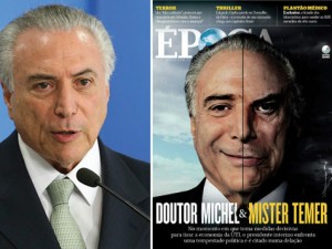Michel Temer na capa da revista Época.