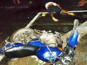 Mais uma vítima fatal em acidente de moto