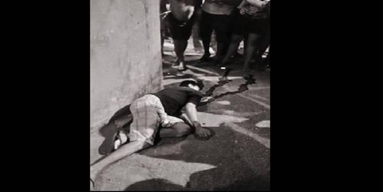 O jovem foi atingido por dois tiros no tórax