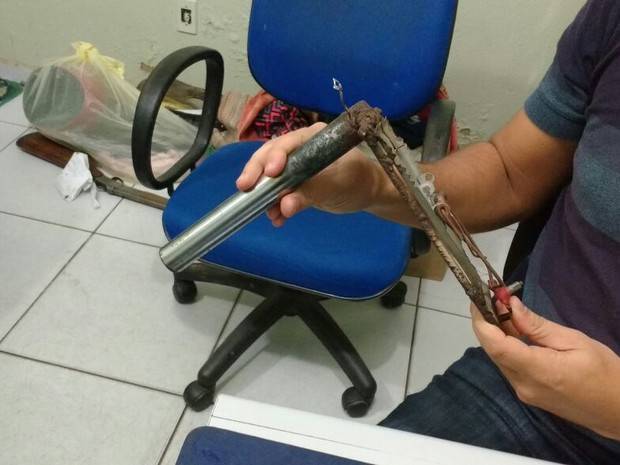 Arma artesanal apreendida