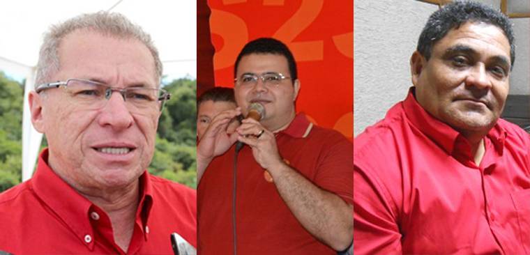 Assis Carvalho, Marcelo Mascarenhas e Cícero Magalhães