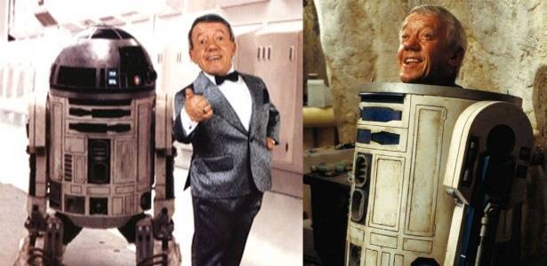 O ator Kenny Baker, o R2-D2 de "Star Wars"