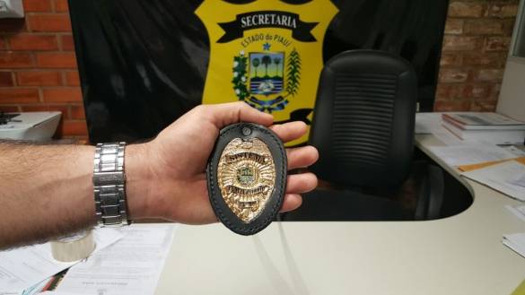 Distintivo de agente penitenciário do Piauí
