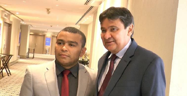 Natanael e Wellington Dias: encontro de conterrâneos em São Paulo