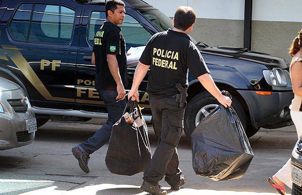 Polícia Federal durante operação