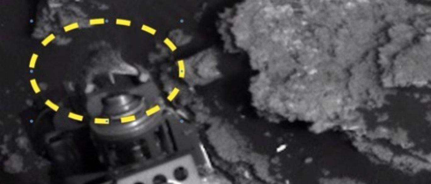 Criatura extraterrestre é vista em cima de sonda em Marte