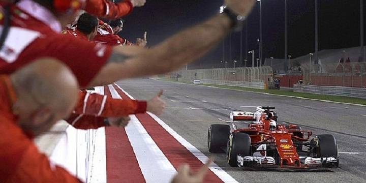 Sebastian Vettel venceu no Bahrein