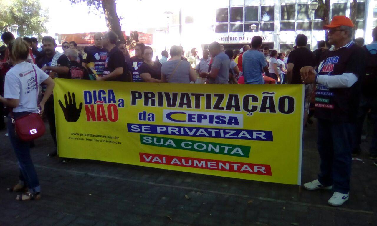 Trabalhadores se mobilizam no Centro