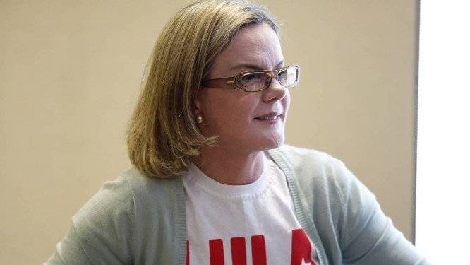 Senadora Gleisi Hoffmann, presidente nacional do PT
