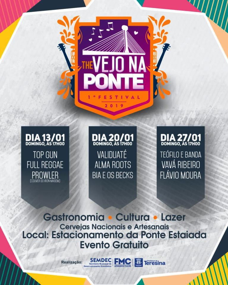 Ponte Estaiada será palco de festival de música em janeiro