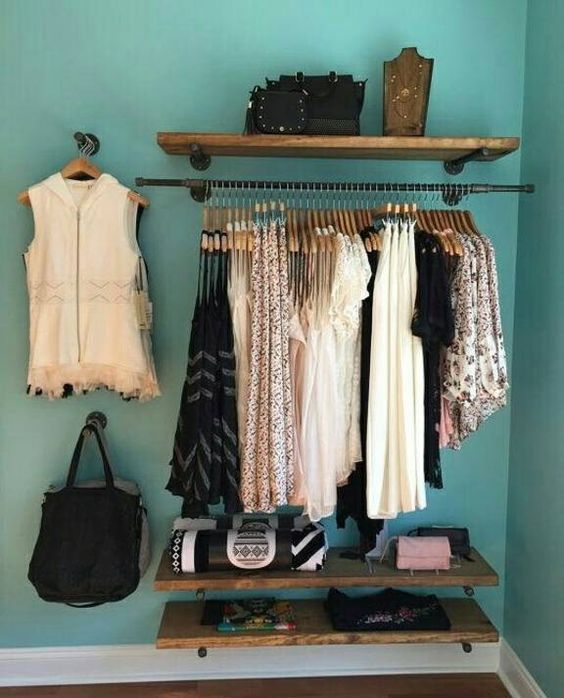 Araras: nova maneira de guardar roupas