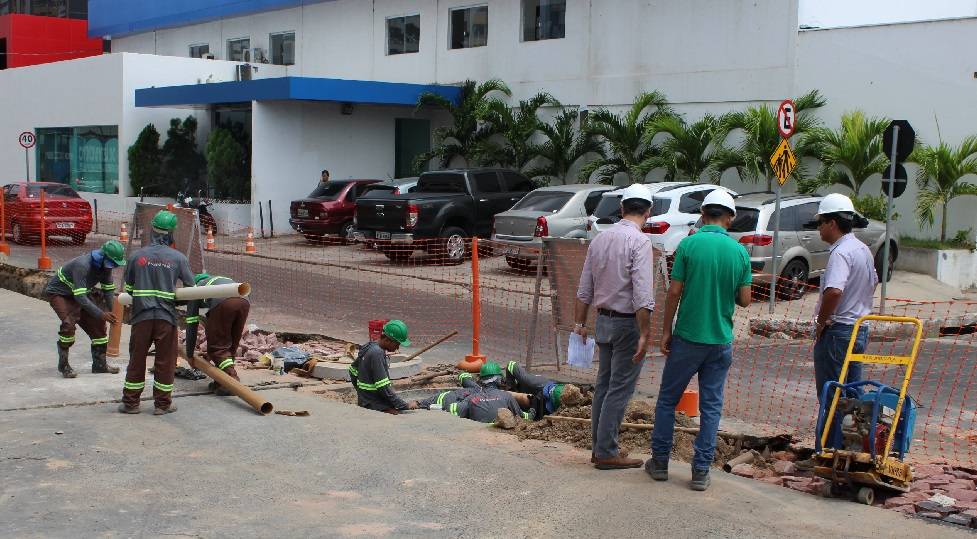 Rede de esgotamento sanitária sendo ampliada em Teresina