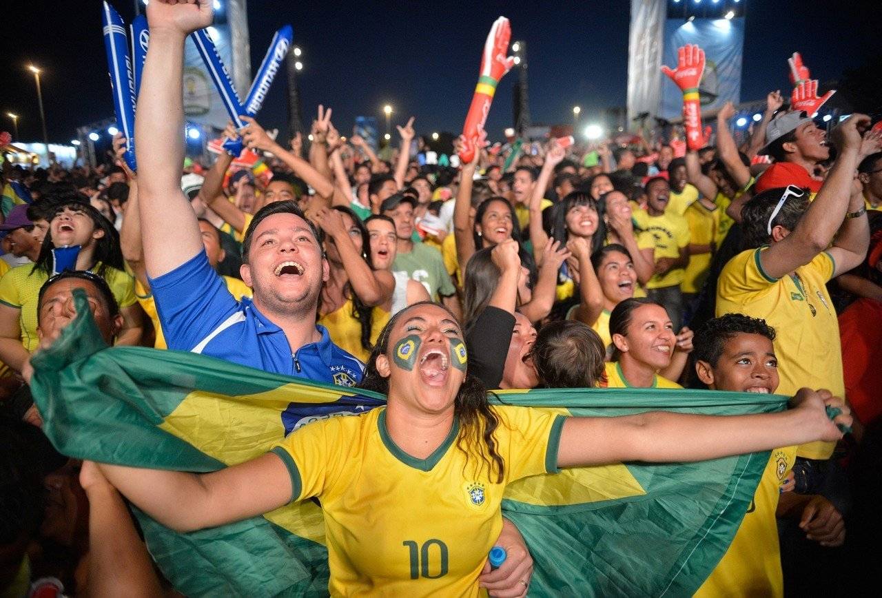 Torcedor brasileiro na Copa