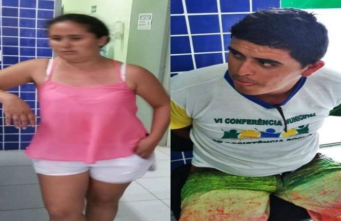 Pais presos em flagrante