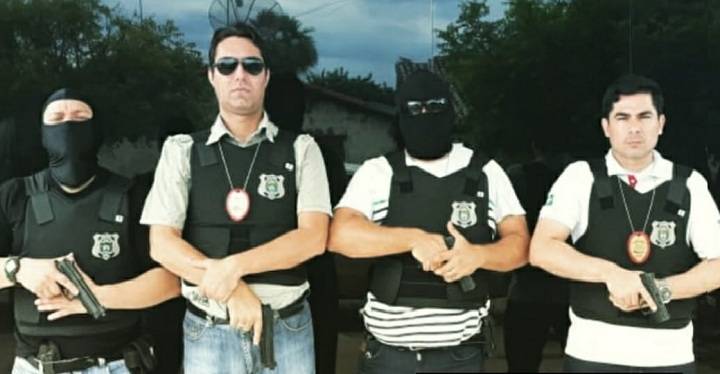 Os policiais que participaram da operação