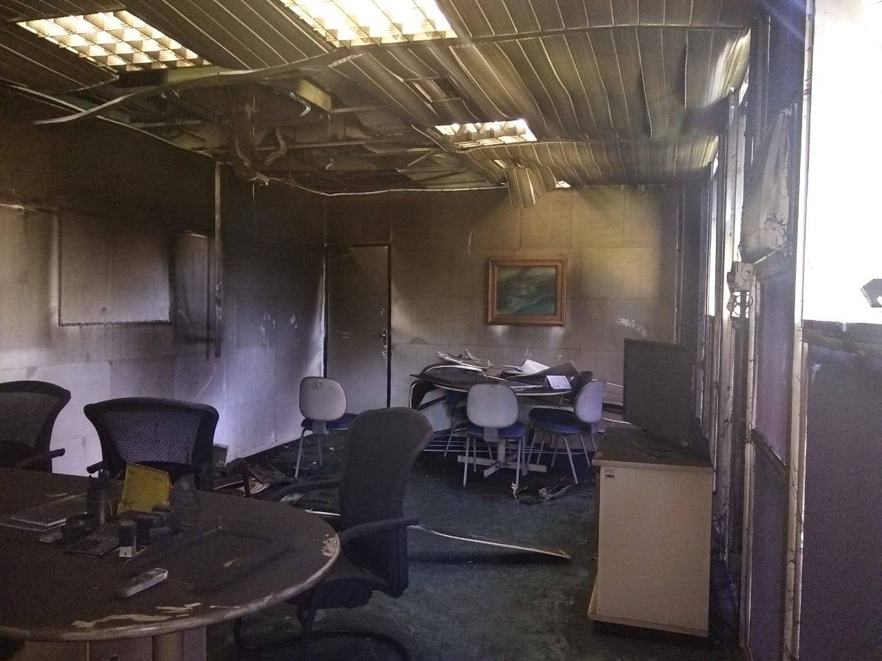 Incêndio na Sefaz