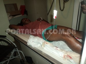 O caçador está internado em um hospital de SRN