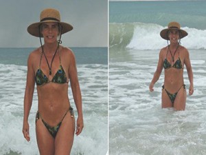 Bruna mostra boa forma aos 62 anos